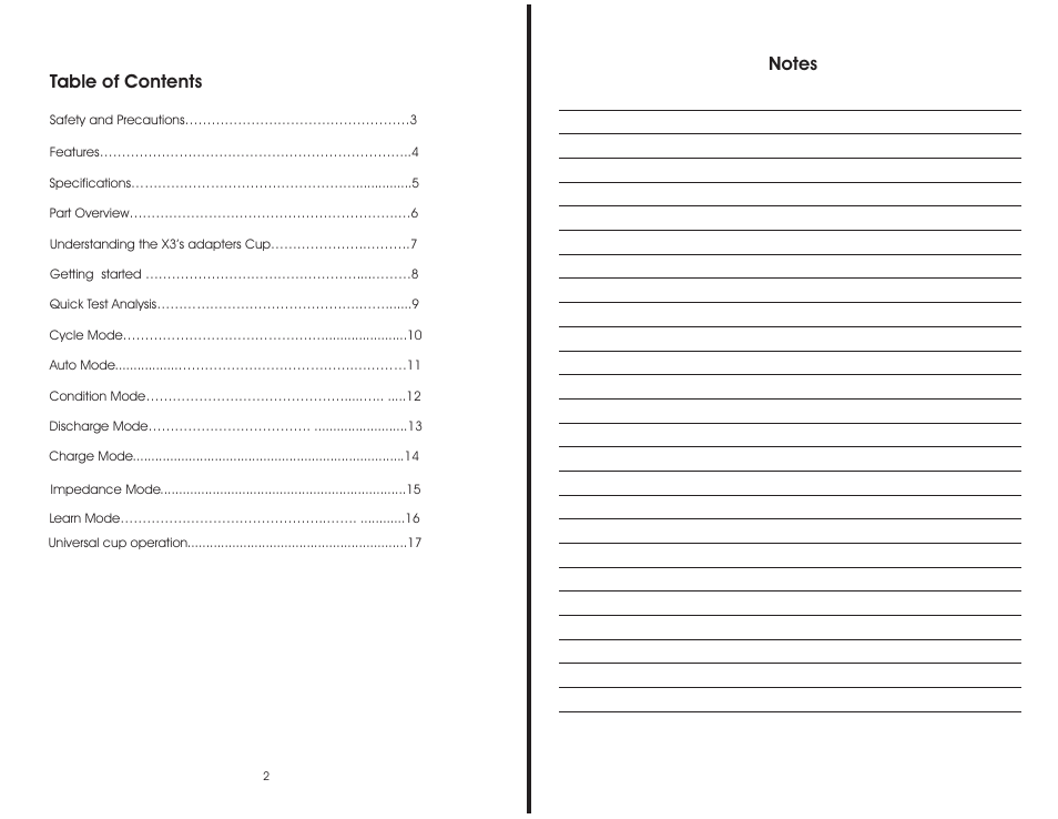 W & W Manufacturing X3 & X6 User Manual | Page 2 / 10