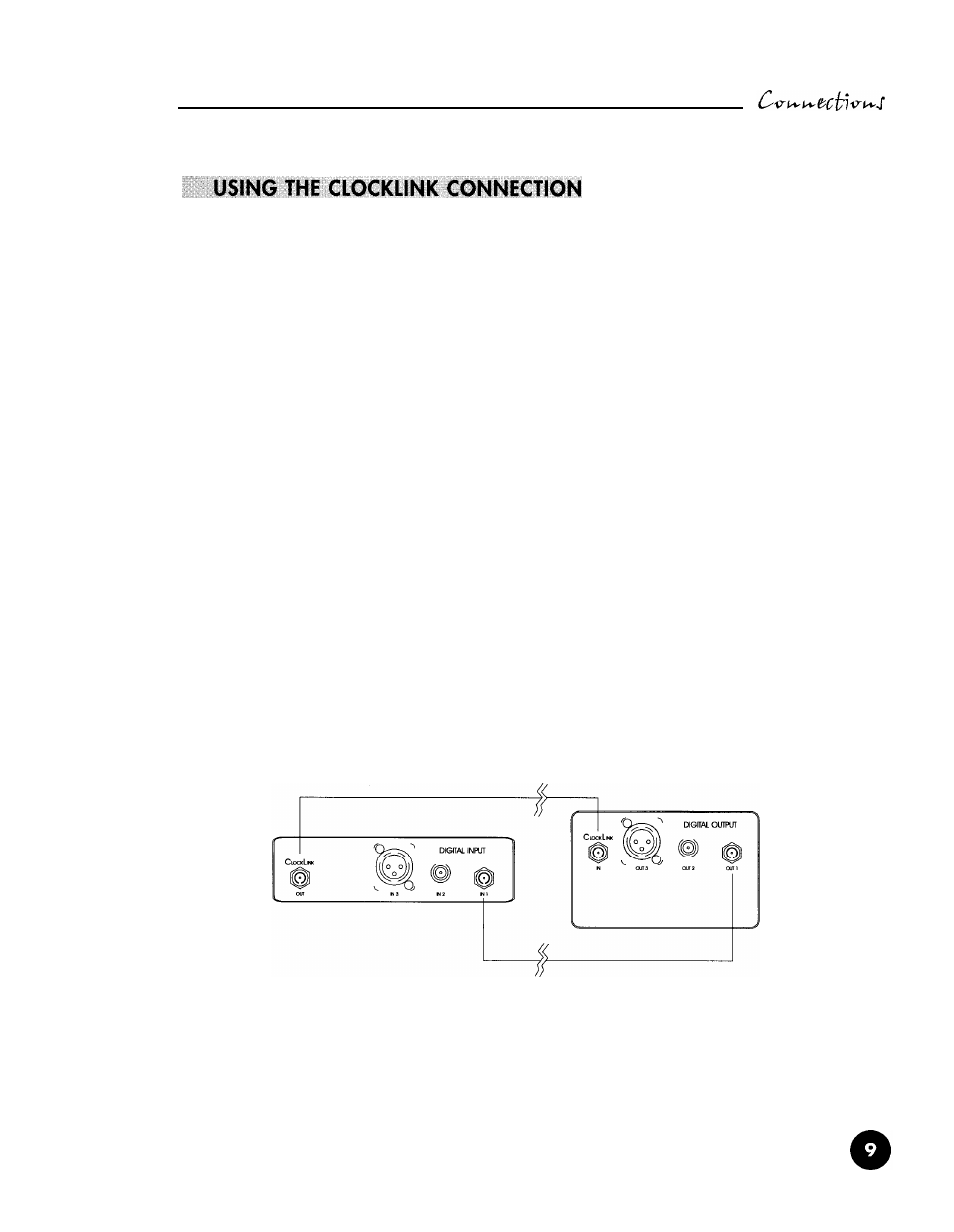 What is clocklink, Connecting the clocklink cable | Wadia Digital 270 User Manual | Page 11 / 24