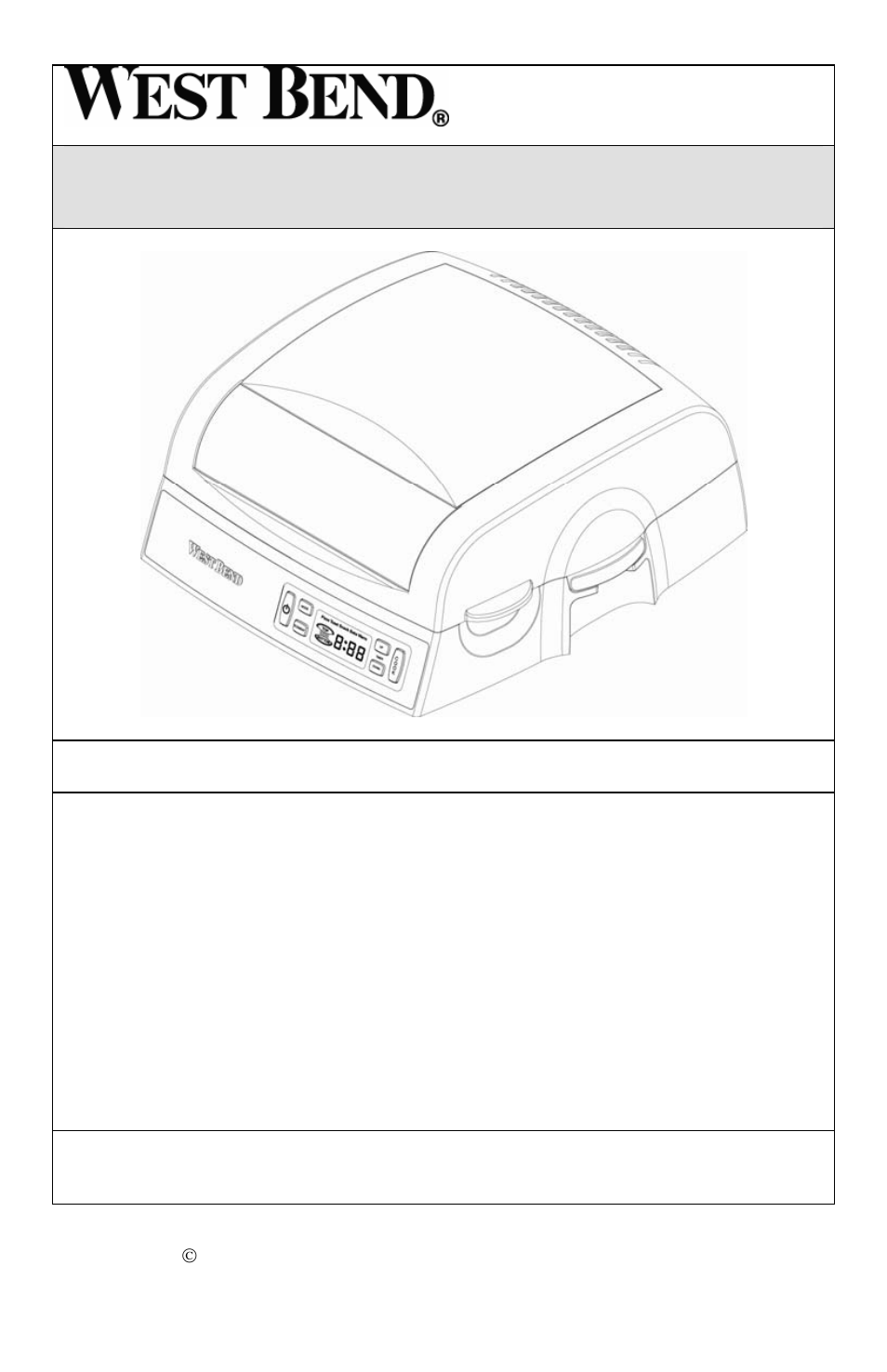 Four quikserve | West Bend QUIKSERVE L5758 User Manual | Page 13 / 36