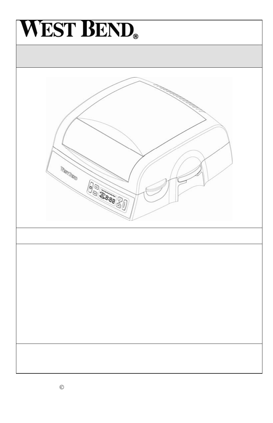 Horno quikserve | West Bend QUIKSERVE L5758 User Manual | Page 25 / 36