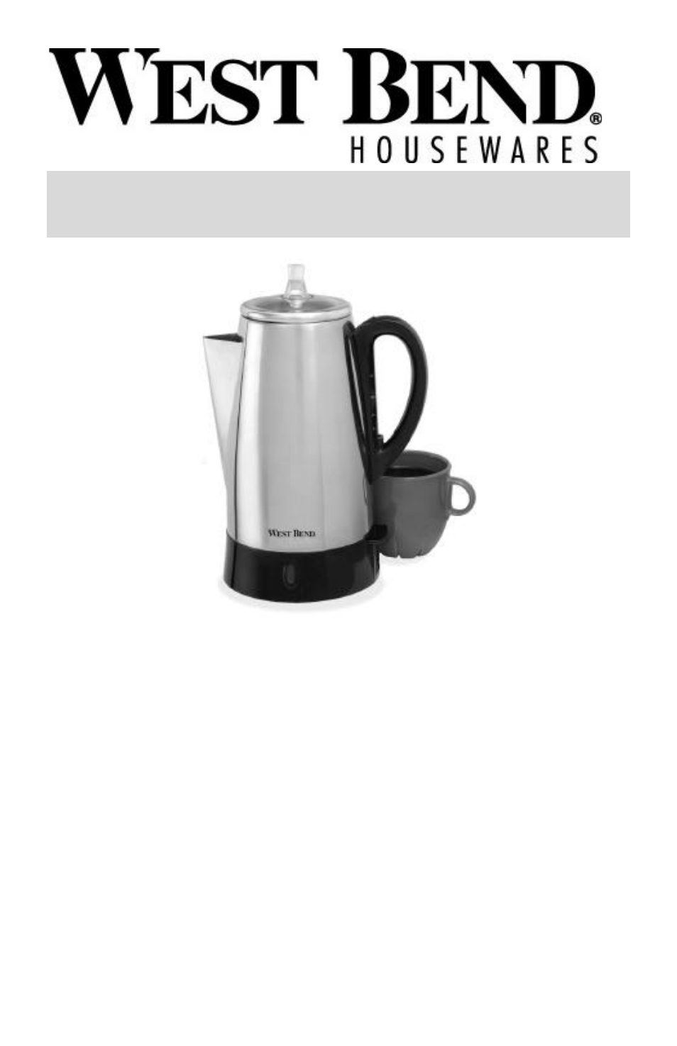 Cafetera eléctrica de 2-12 tazas, Manual de instrucciones | West Bend Coffeemaker User Manual | Page 17 / 24