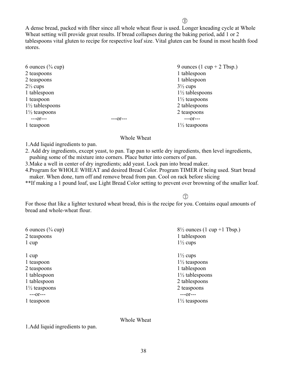West Bend L4805 User Manual | Page 38 / 53