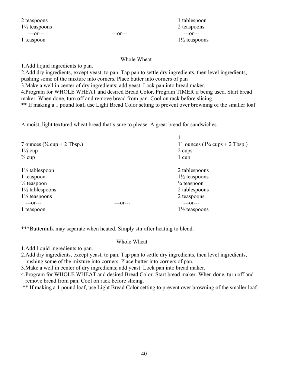 West Bend L4805 User Manual | Page 40 / 53