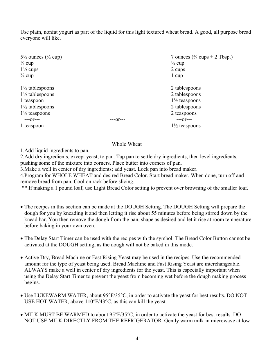 West Bend L4805 User Manual | Page 41 / 53