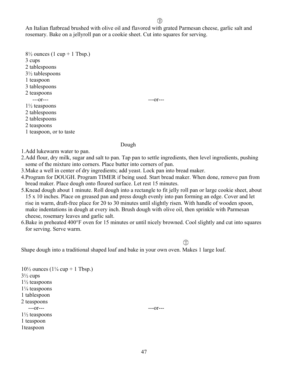 West Bend L4805 User Manual | Page 47 / 53