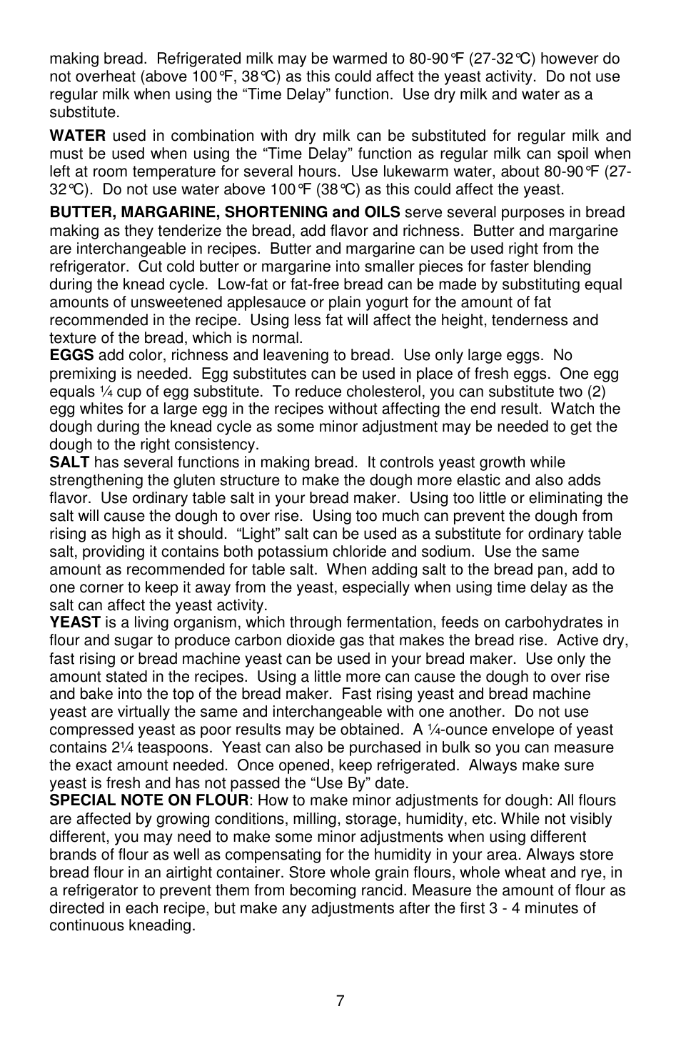 West Bend cook's essentials L5815 User Manual | Page 7 / 24