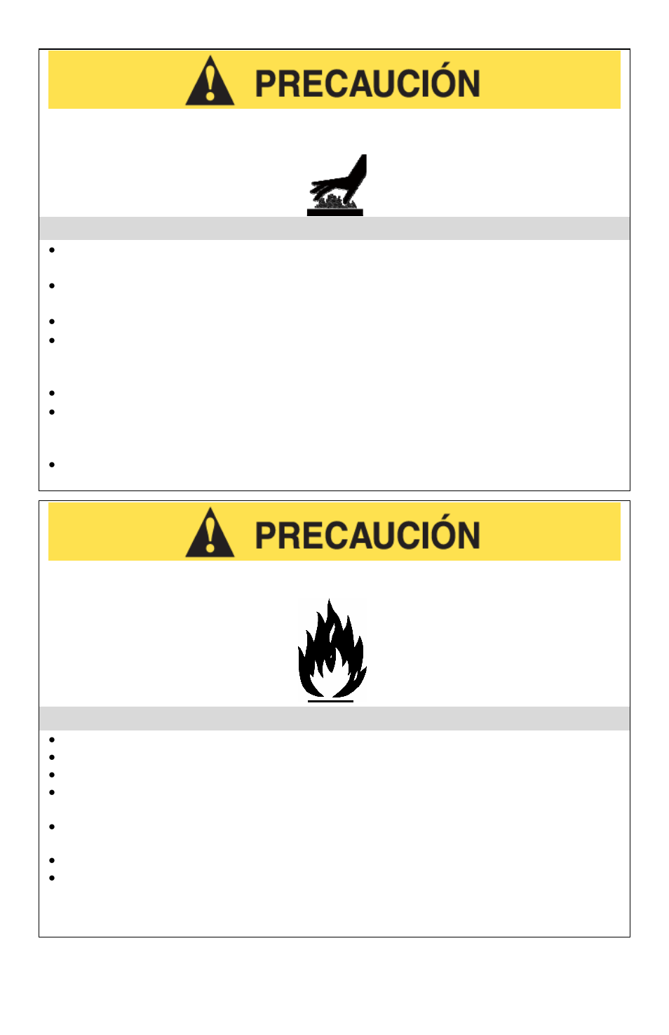 Precauciones relativas al calor, Precauciones para evitar incendios | West Bend Soho SHTO100 User Manual | Page 19 / 24