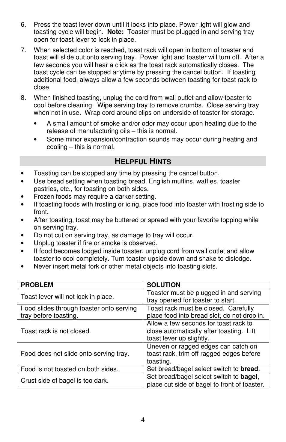 West Bend 643-050 User Manual | Page 4 / 20