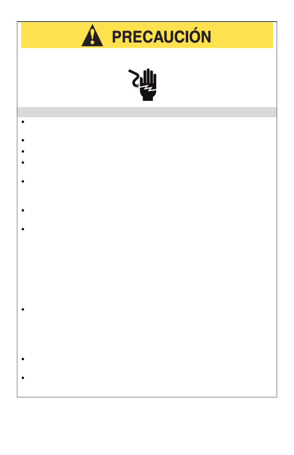 Precauciones eléctricas | West Bend L5700 User Manual | Page 19 / 24