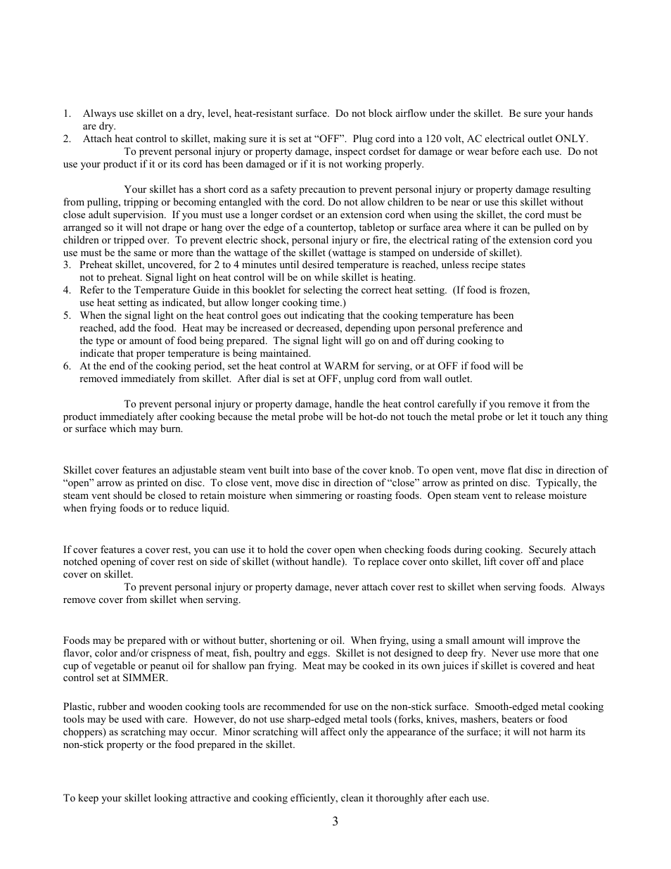 West Bend L-5486 User Manual | Page 3 / 18