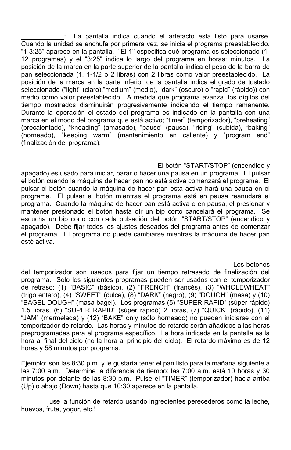 West Bend L5689A User Manual | Page 44 / 60