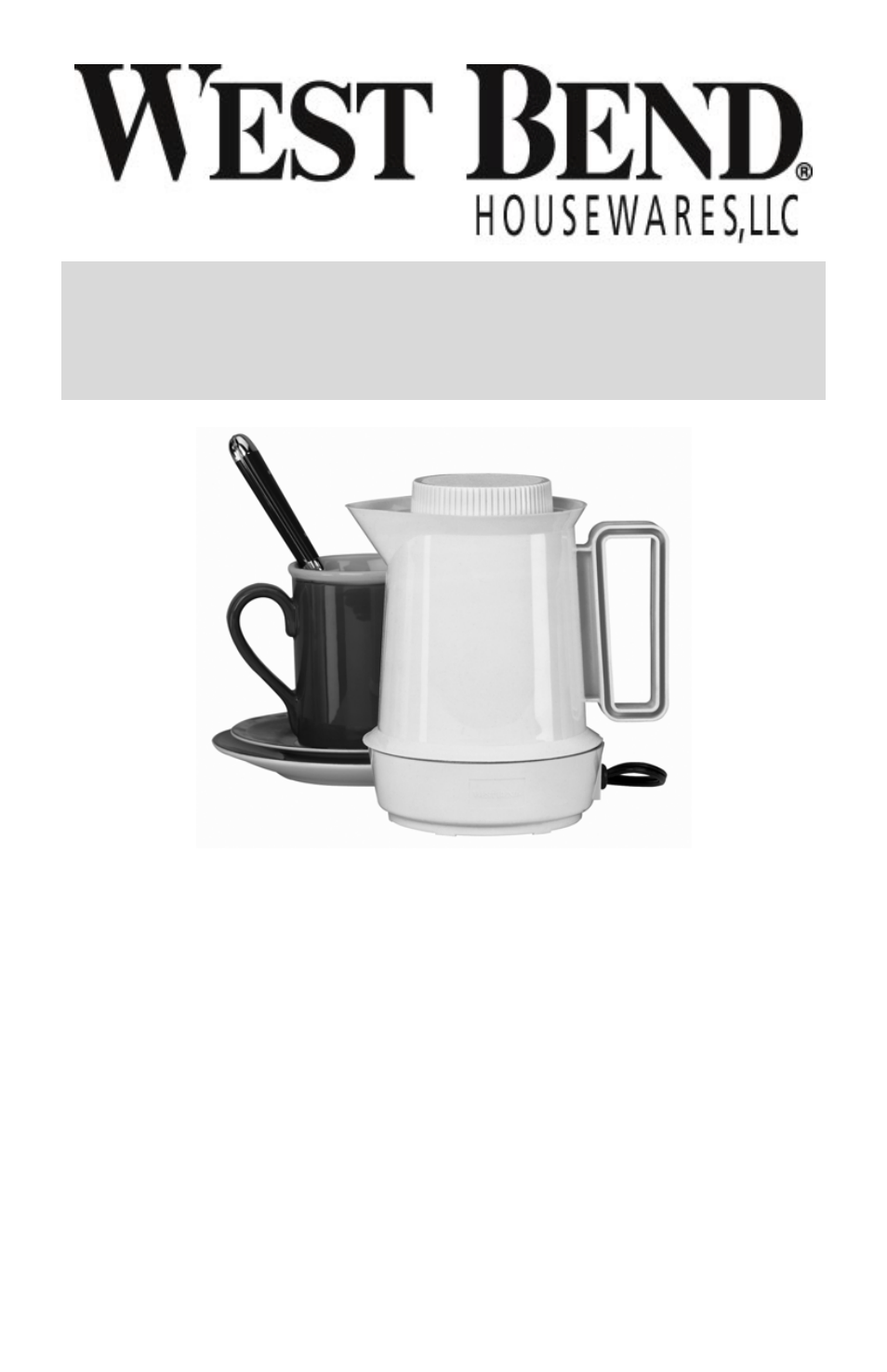Bouilloire électrique en forme de carafe, Mode d’emploi | West Bend Electric Hot Pot User Manual | Page 6 / 16