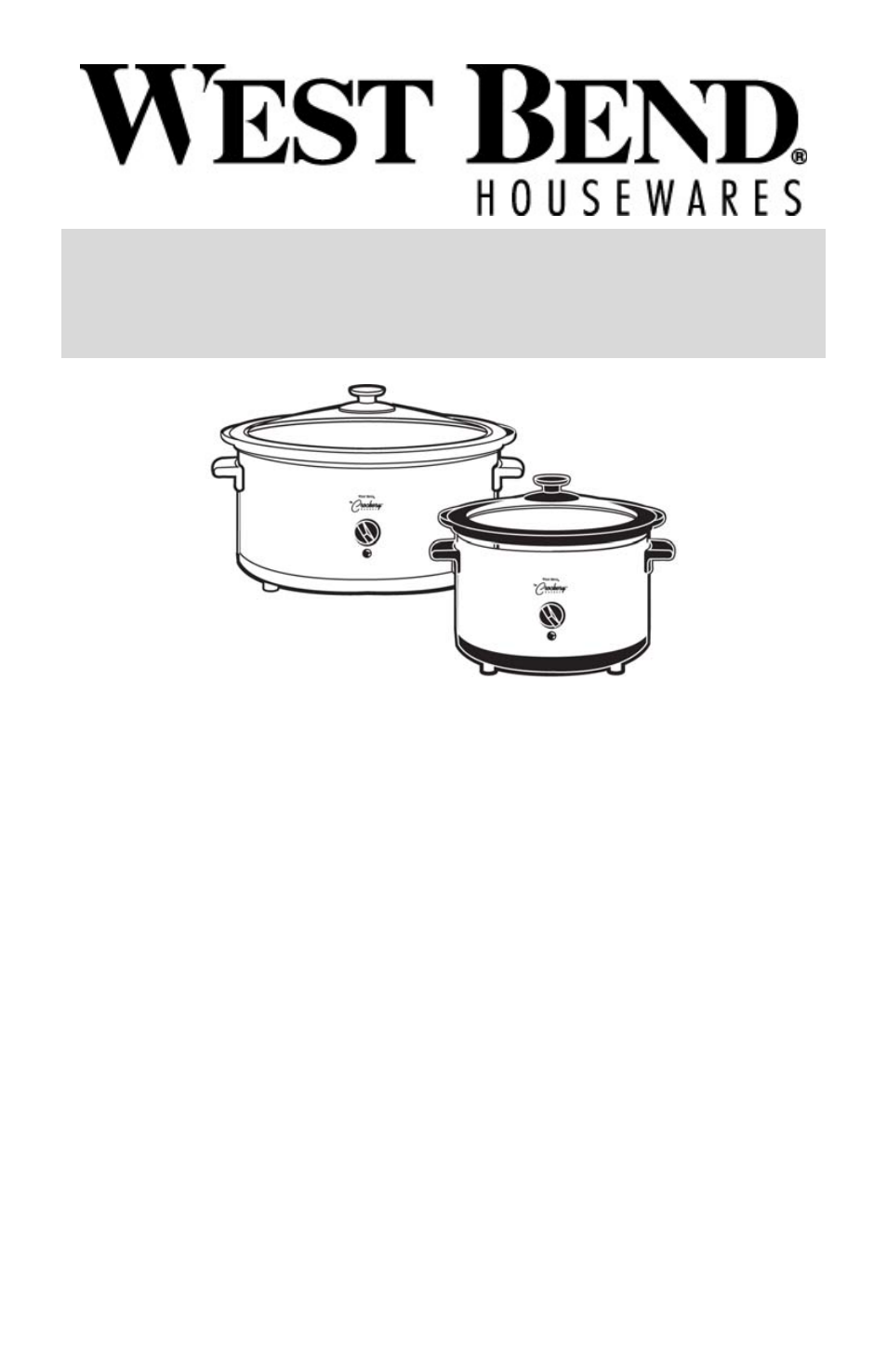Olla crockery, Con capacidad para 5 – 6 cuartos de galón, Manual de instrucciones | West Bend 5 6 Quart CrockeryTM Cooker User Manual | Page 25 / 36
