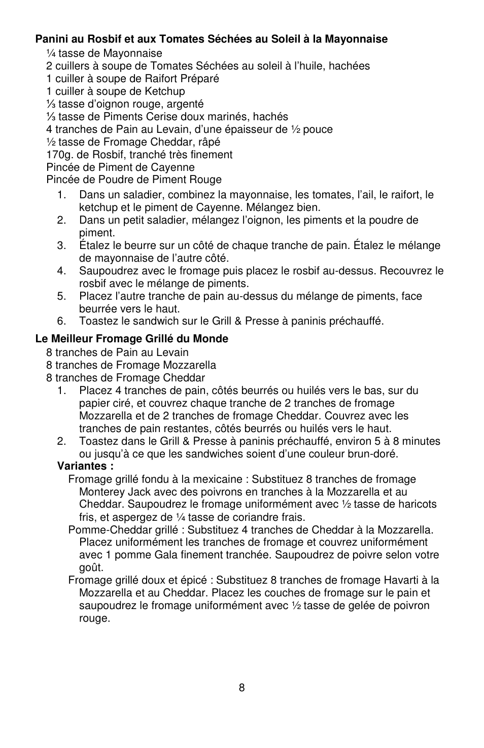 West Bend L5789 User Manual | Page 20 / 36