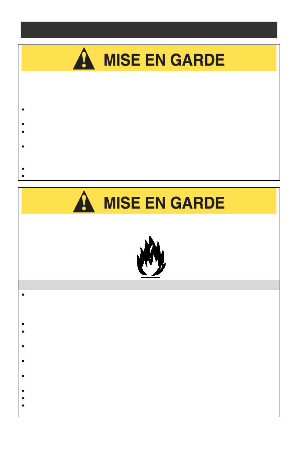 Mises en garde importantes, Précautions liées aux incendies | West Bend L5559C User Manual | Page 10 / 24