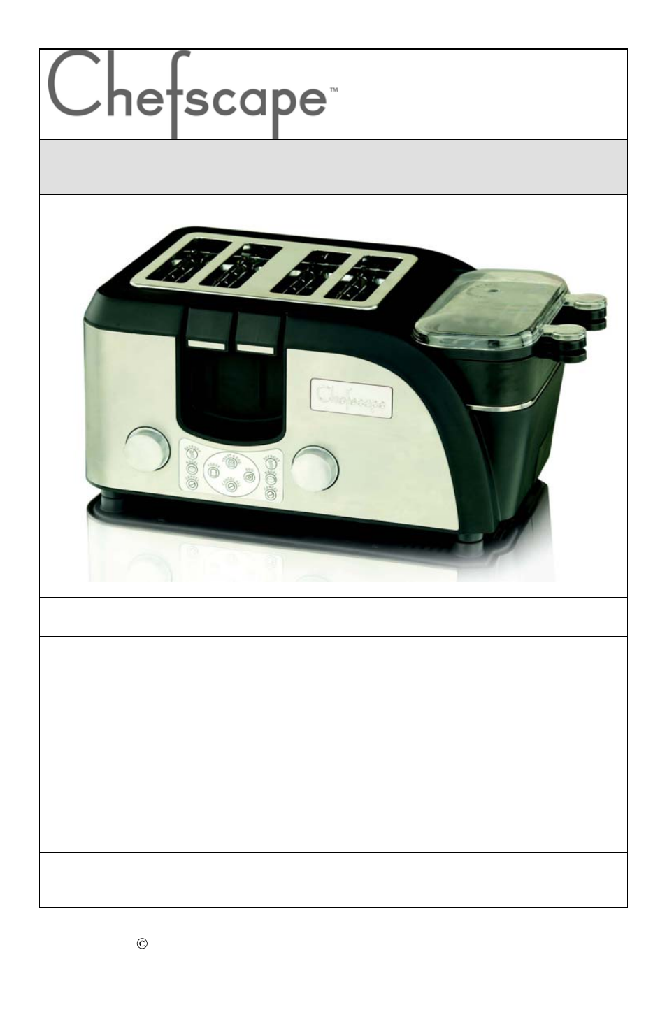 Fentes egg & muffin toaster | West Bend Chefscape TEMPR User Manual | Page 14 / 40