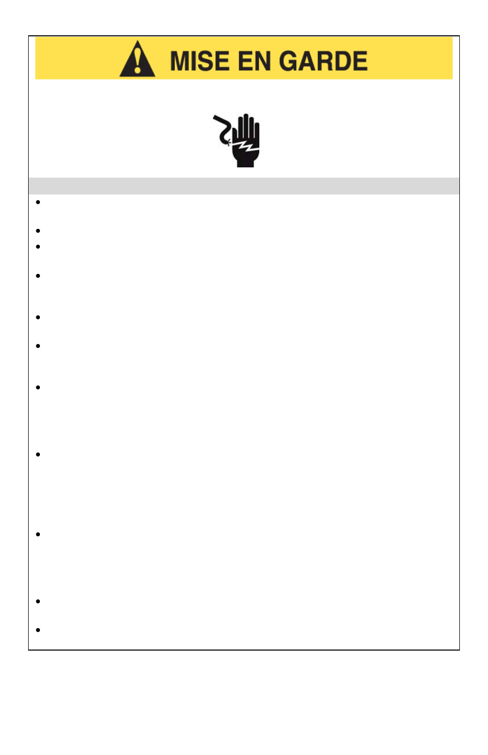 Précautions liées à l’électricité | West Bend Blender User Manual | Page 11 / 24