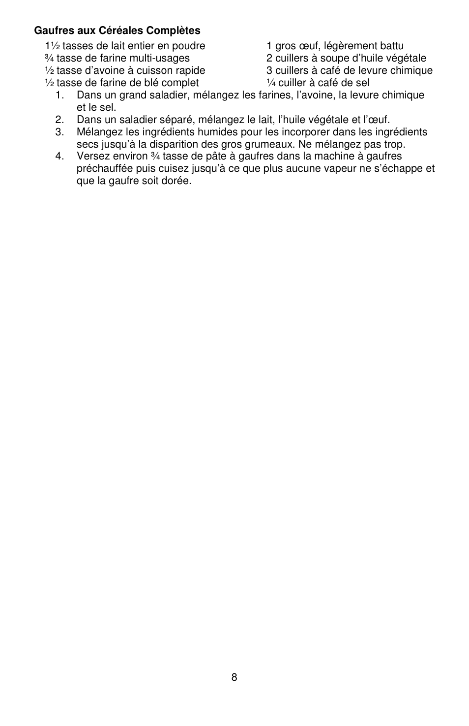 West Bend HI-RISE 6200 User Manual | Page 17 / 28