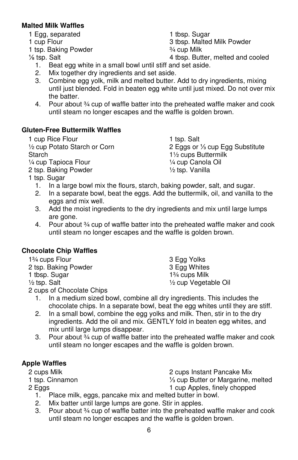 West Bend HI-RISE 6200 User Manual | Page 6 / 28