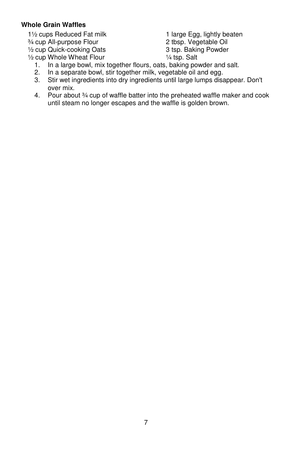 West Bend HI-RISE 6200 User Manual | Page 7 / 28