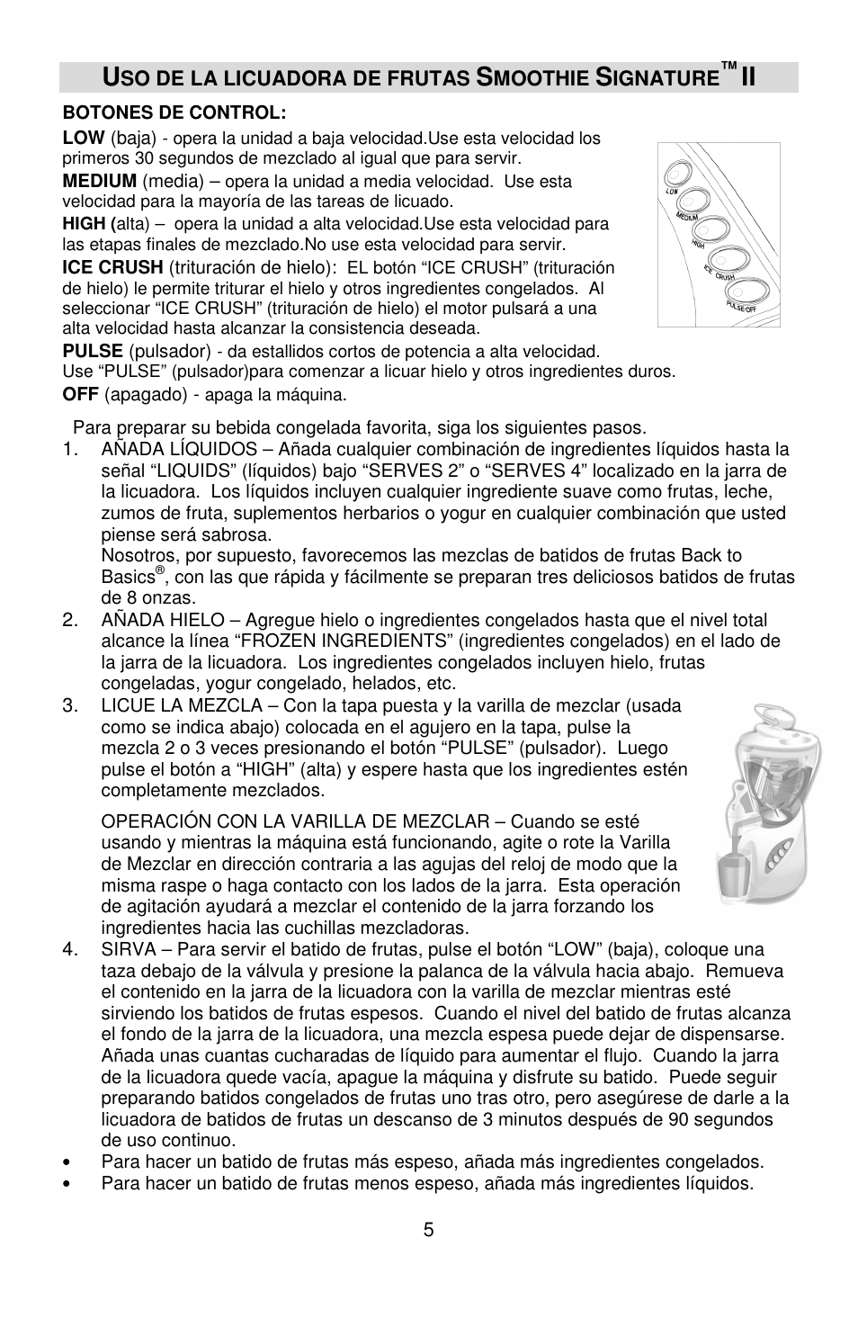 West Bend Smoothie Signature II User Manual | Page 29 / 36