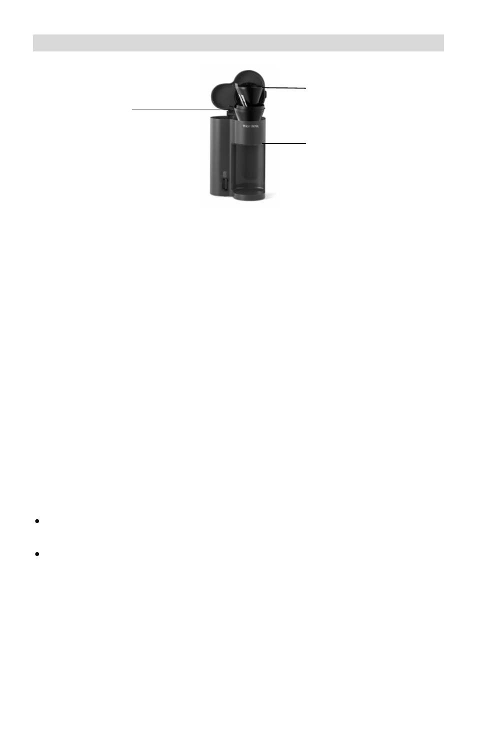 Using your “single server | West Bend 56202 User Manual | Page 4 / 24