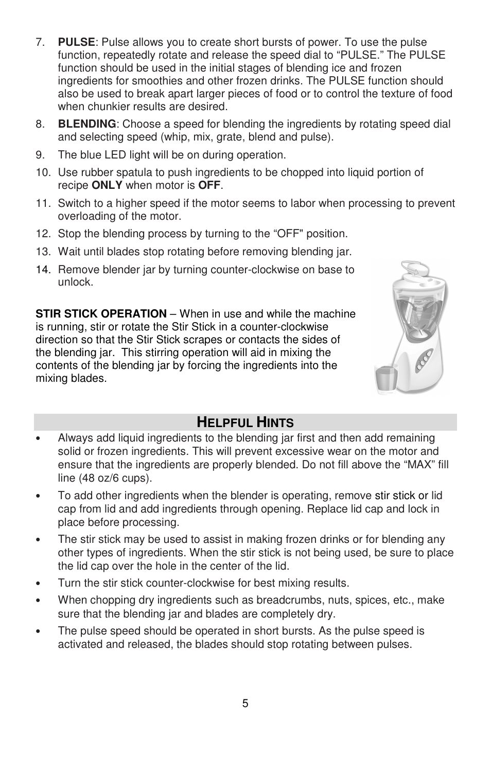 West Bend MCD 289 User Manual | Page 5 / 24