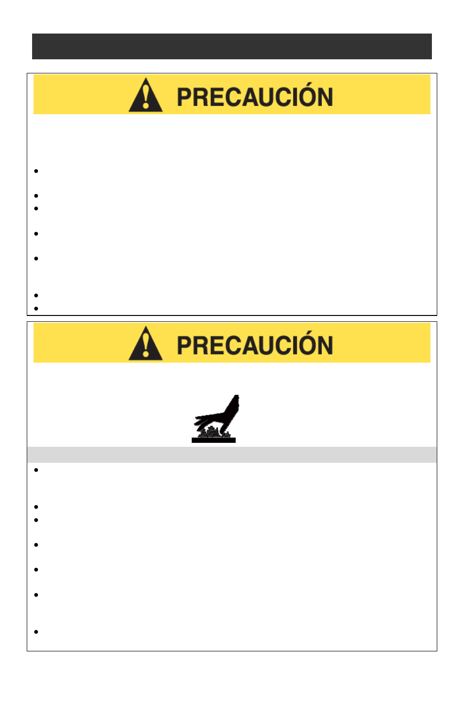 Precauciones de calentamiento, Precauciones importantes | West Bend Quikserve Glass Carafe User Manual | Page 18 / 24