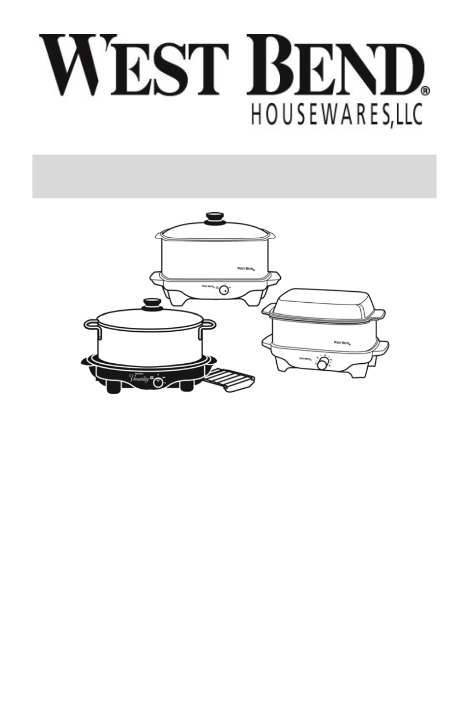 West Bend 5-6 QUART SLOW COOKERS User Manual | 56 pages