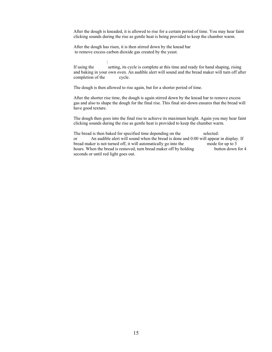 West Bend L5141 User Manual | Page 15 / 34