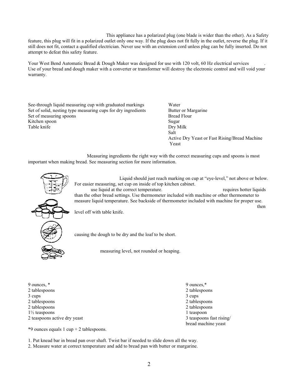 West Bend L5141 User Manual | Page 2 / 34