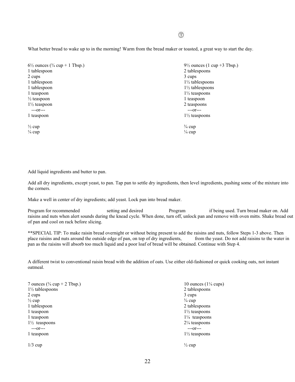 West Bend L5141 User Manual | Page 22 / 34