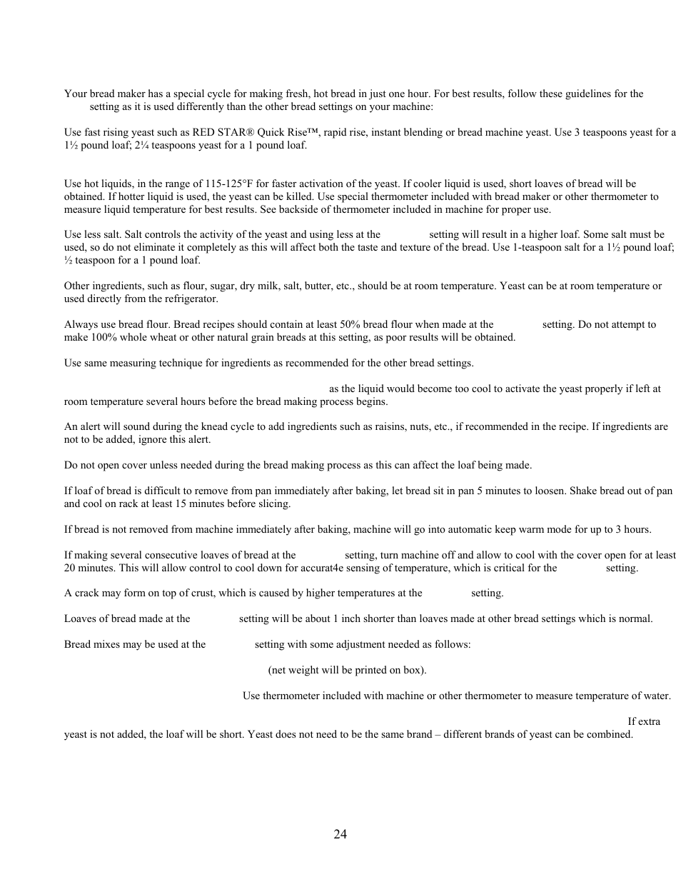 West Bend L5141 User Manual | Page 24 / 34