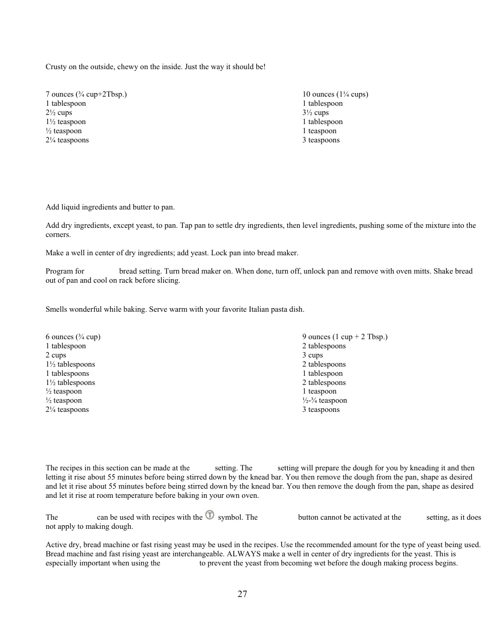 West Bend L5141 User Manual | Page 27 / 34