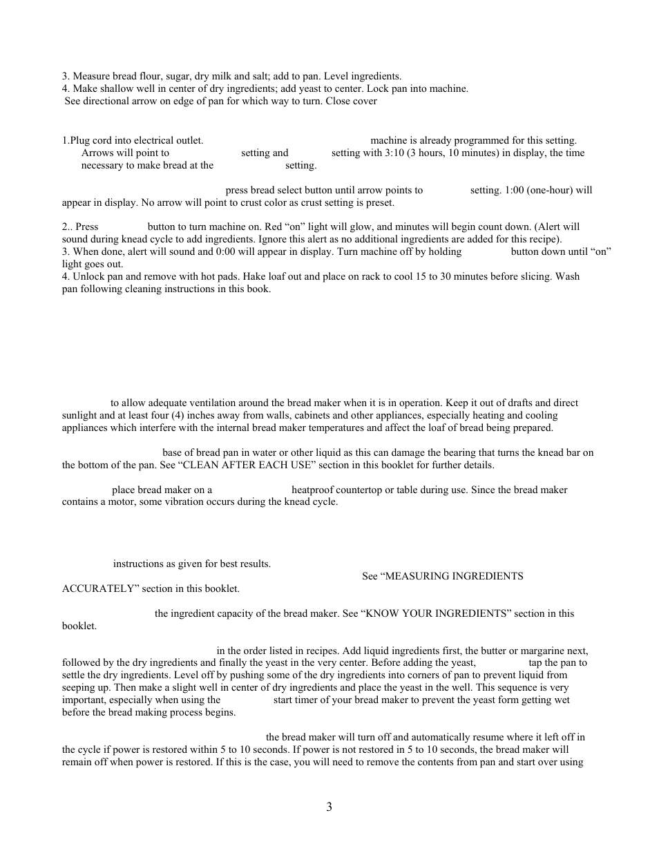 West Bend L5141 User Manual | Page 3 / 34