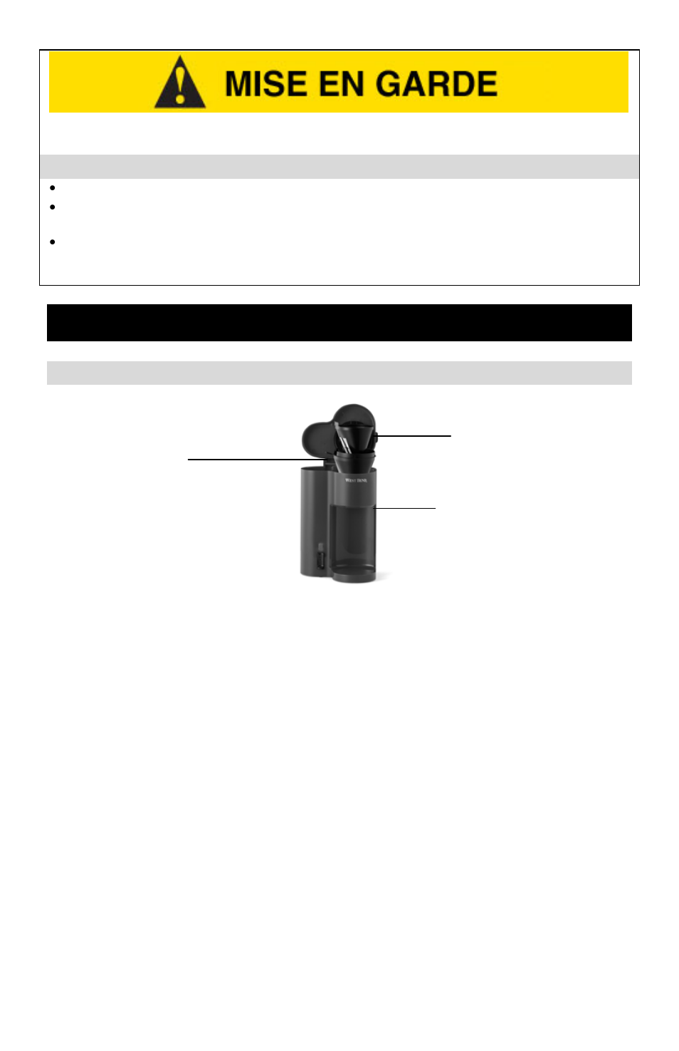 Utilisation de votre cafetière une tasse, Conservez ces consignes | West Bend SINGLE SERVE COFFEEMAKER User Manual | Page 12 / 24