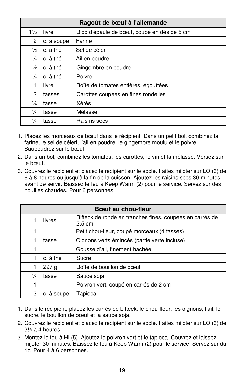 West Bend Cookers User Manual | Page 43 / 72