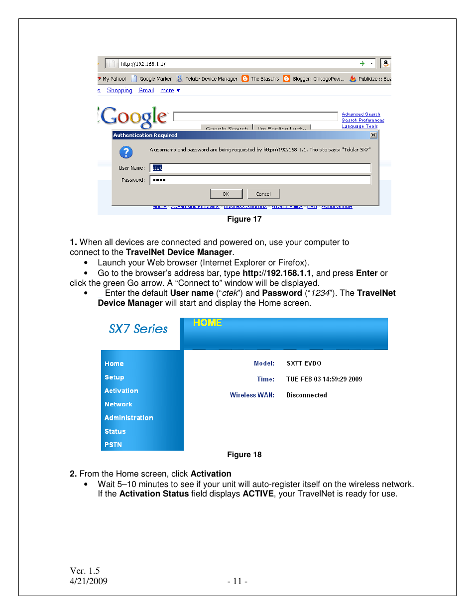 Winegard TRAVELNET TN-2303 User Manual | Page 11 / 18