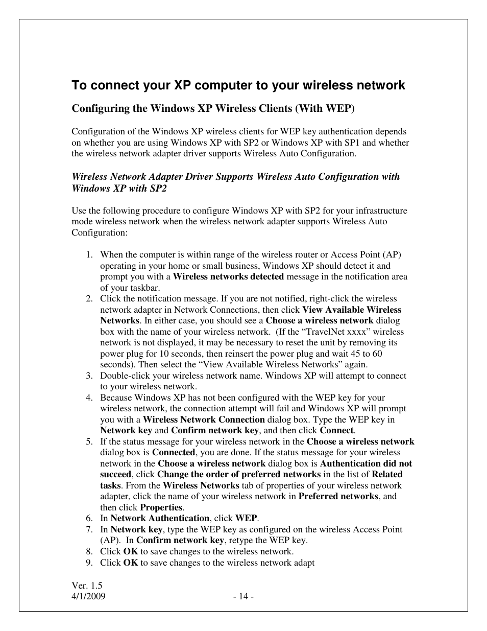 Winegard TRAVELNET TN-2033 User Manual | Page 14 / 16