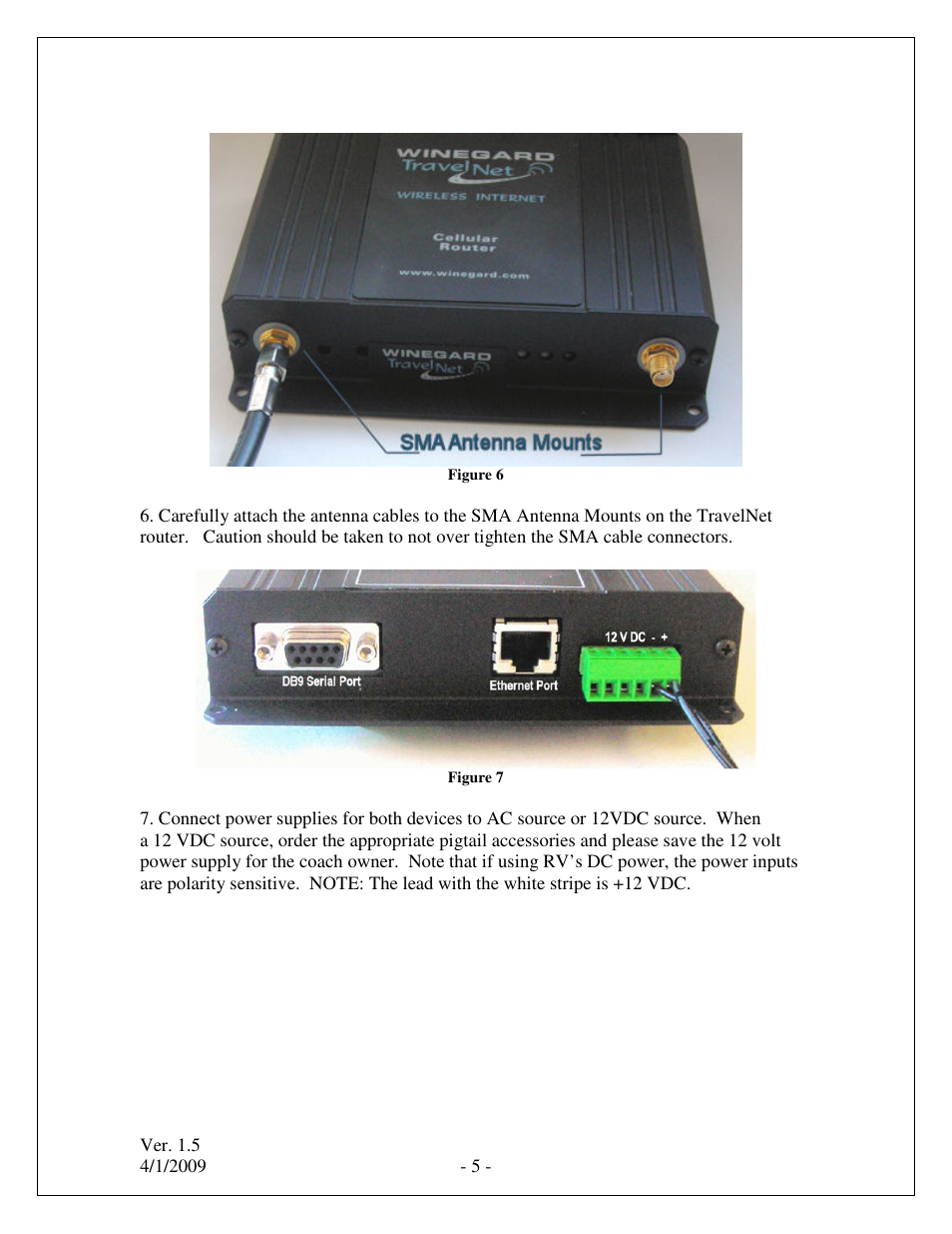 Winegard TRAVELNET TN-2033 User Manual | Page 5 / 16