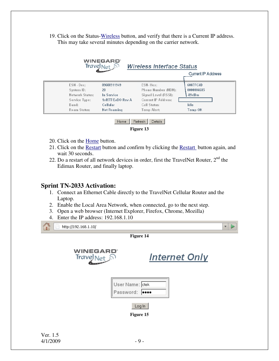 Winegard TRAVELNET TN-2033 User Manual | Page 9 / 16