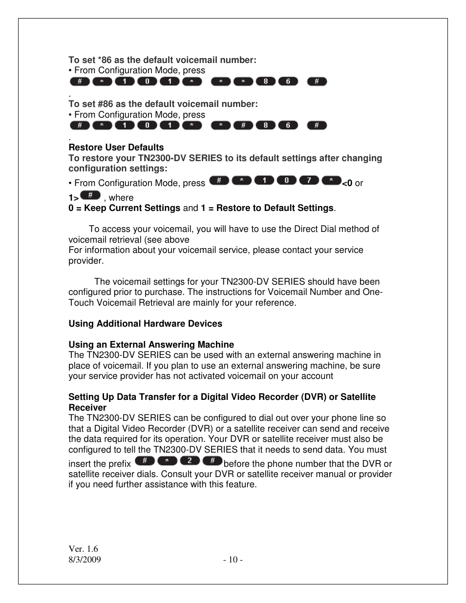 Winegard TRAVELNET TN2300-DV User Manual | Page 10 / 11