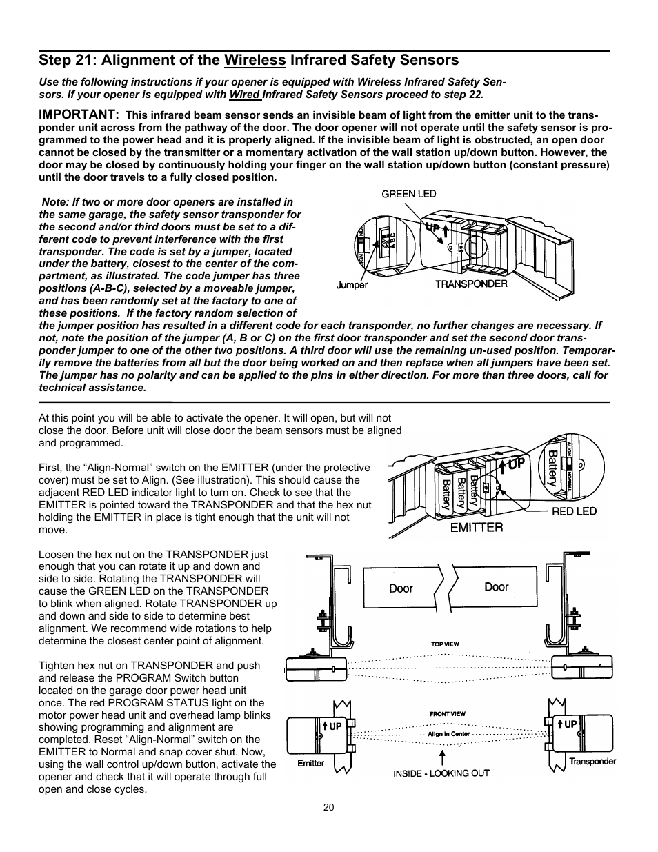 Important | Wayne 3018 User Manual | Page 20 / 40