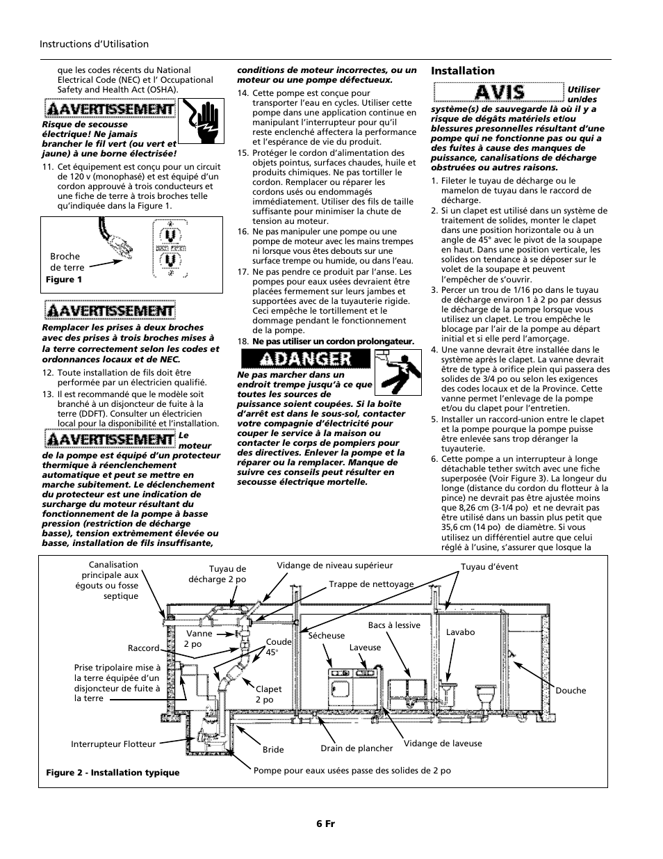 Wayne EFL30 User Manual | Page 6 / 12