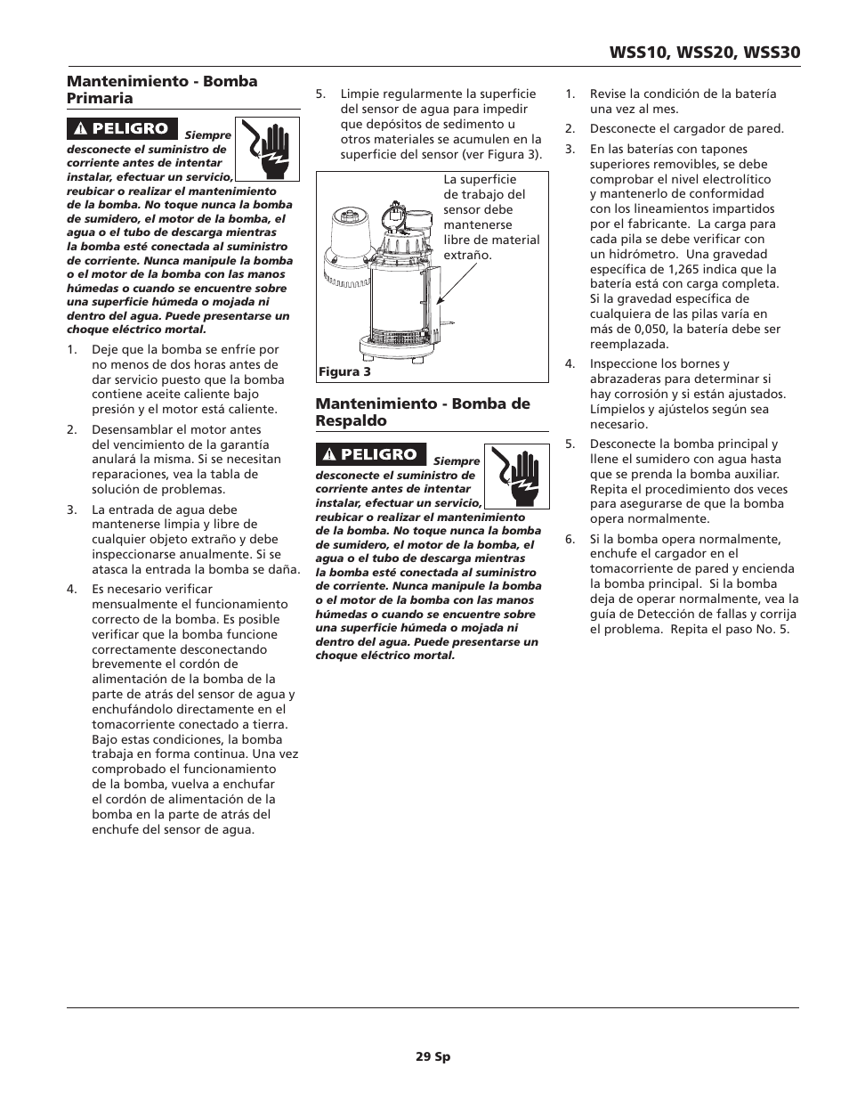 Wayne ESP25 User Manual | Page 29 / 36