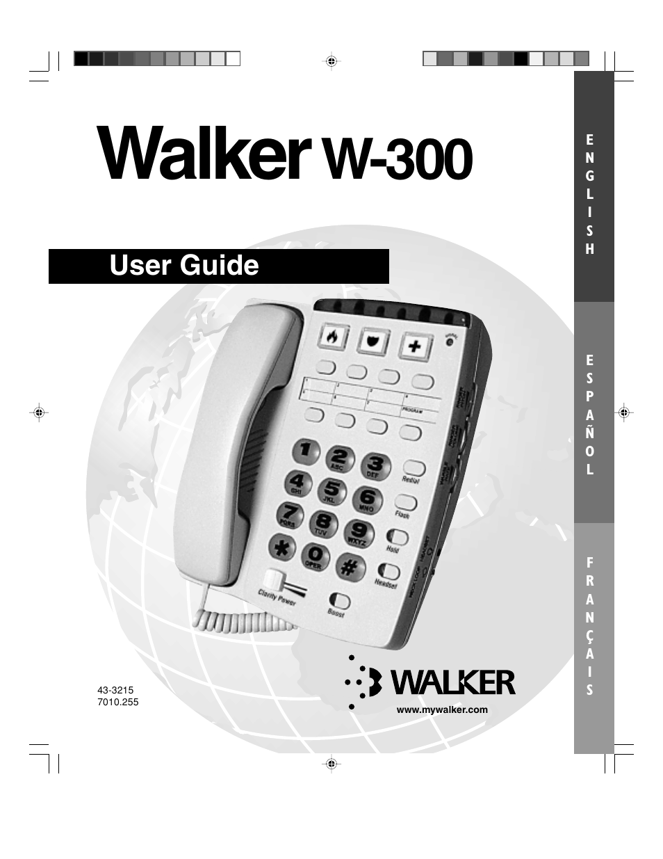 Walker W-300 User Manual | 80 pages