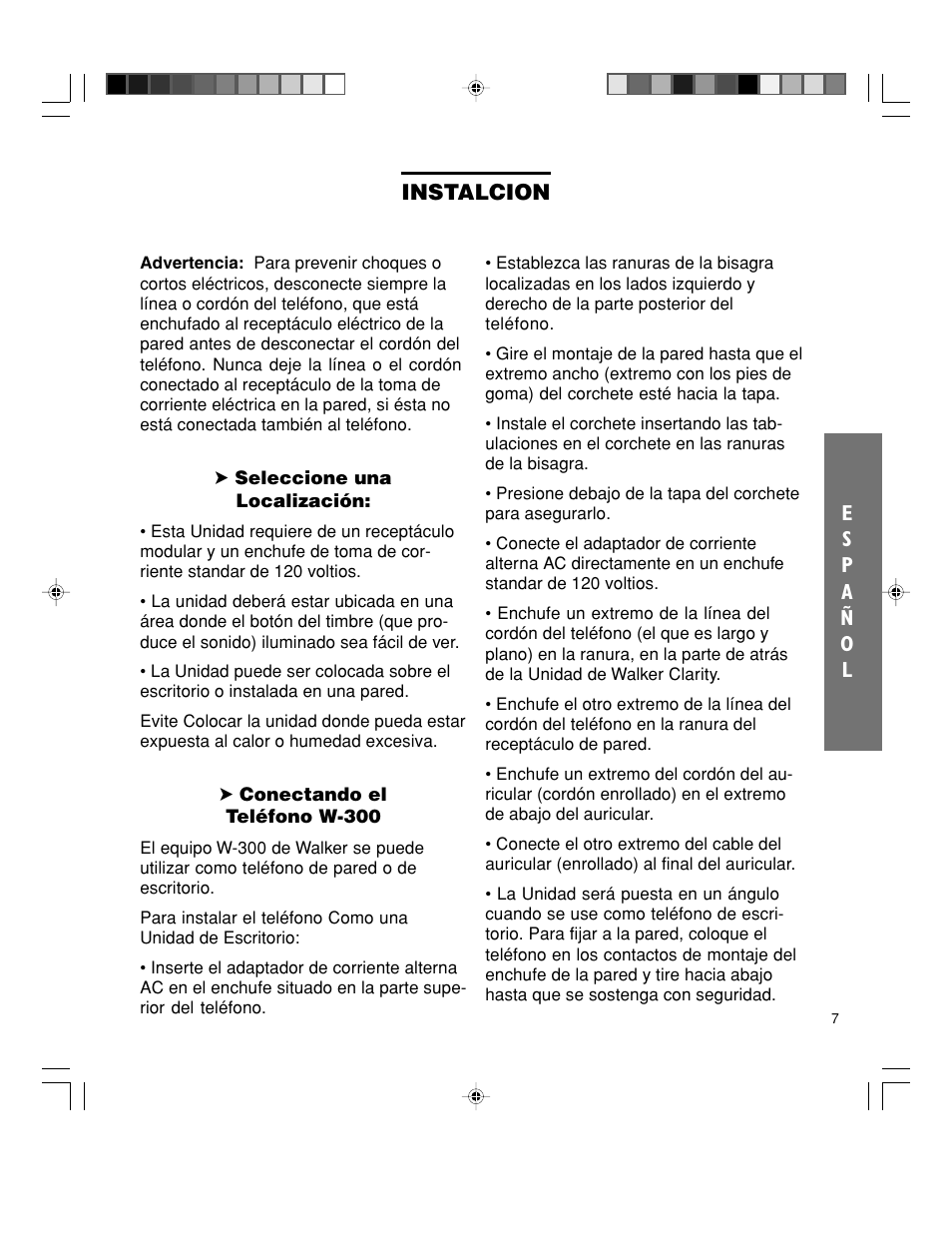Walker W-300 User Manual | Page 33 / 80