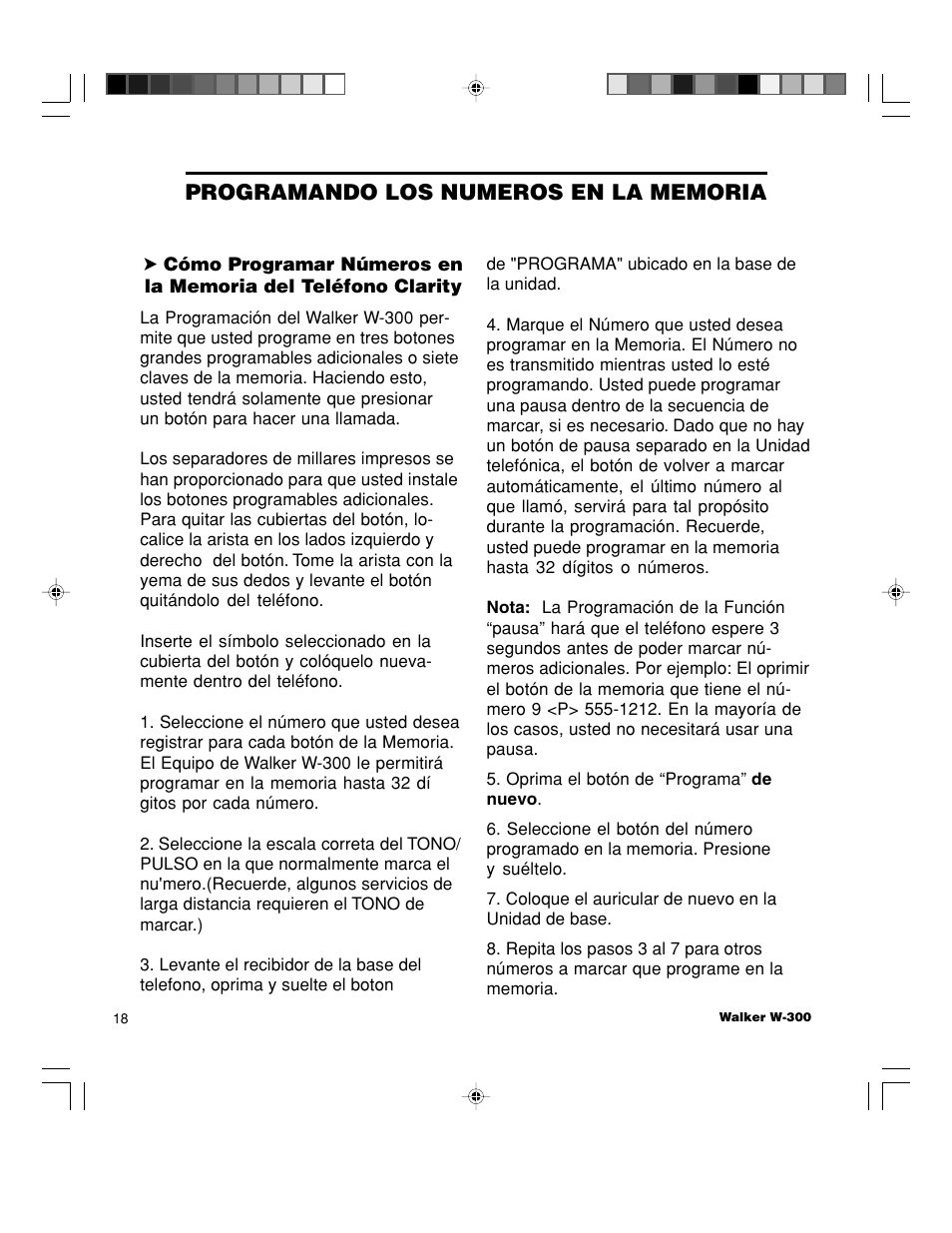 Walker W-300 User Manual | Page 44 / 80