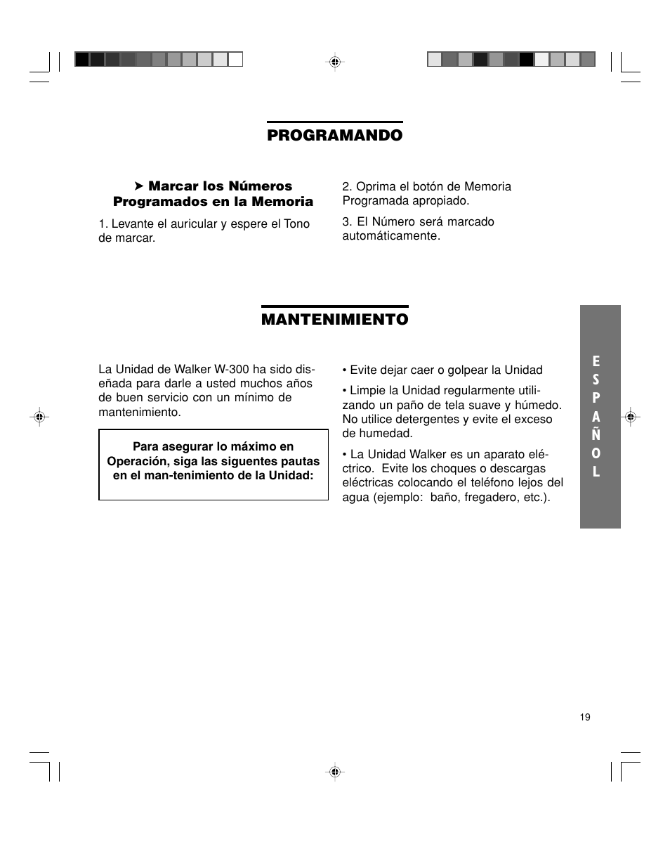 Walker W-300 User Manual | Page 45 / 80