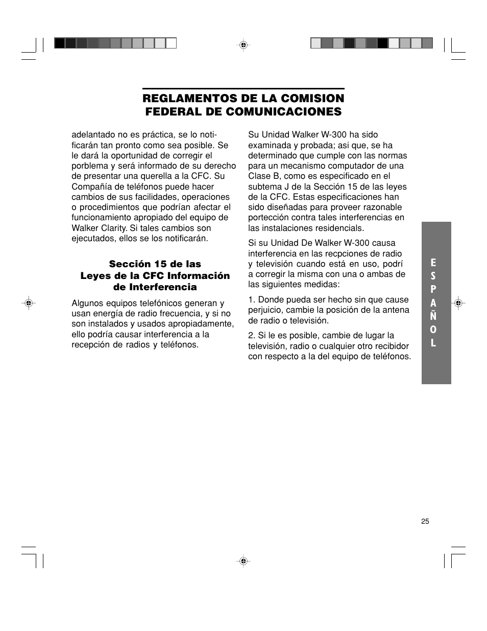 Walker W-300 User Manual | Page 51 / 80